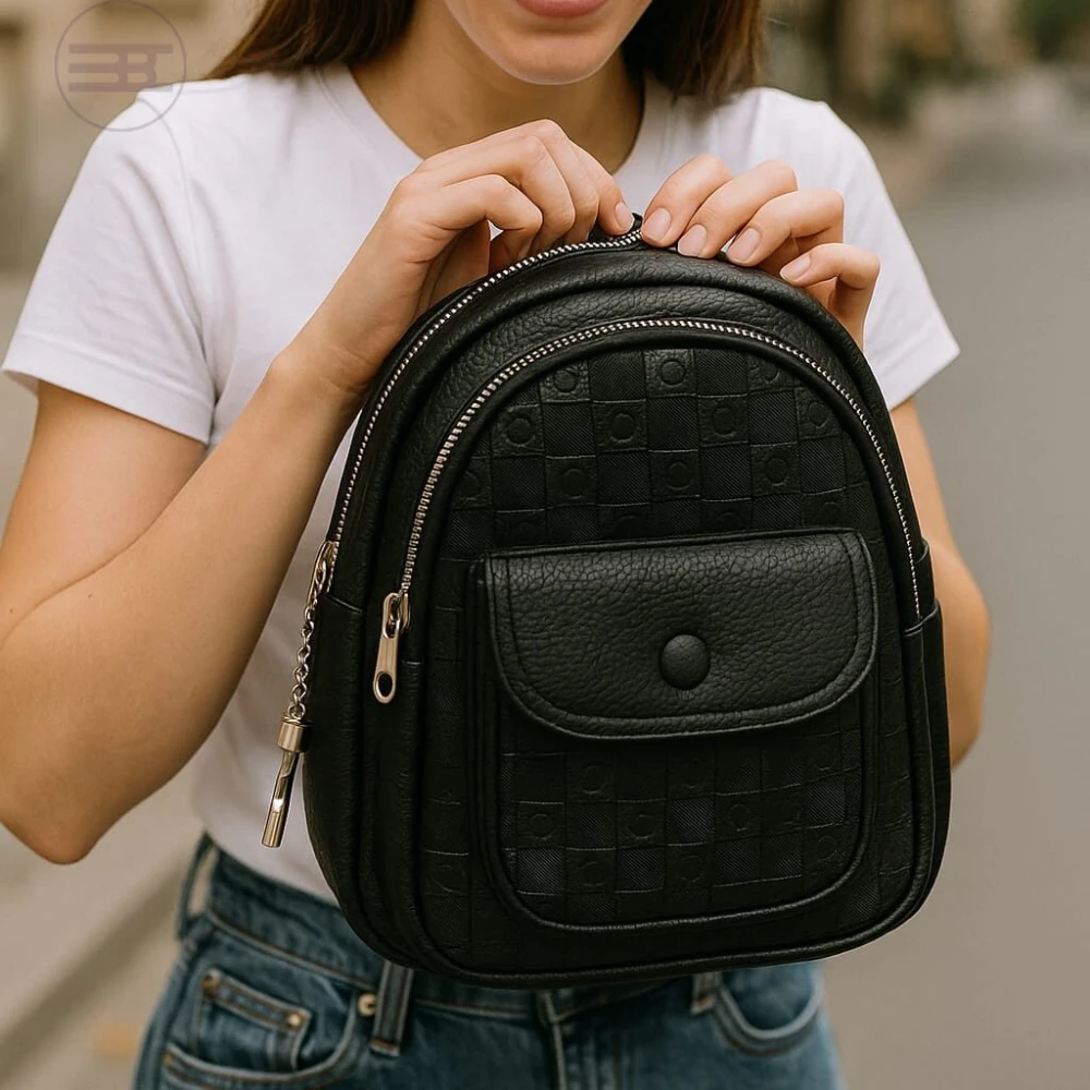 Women’s Casual black Backpack – Stylish & Practical Design