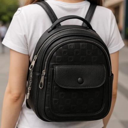 Women’s Casual black Backpack – Stylish & Practical Design