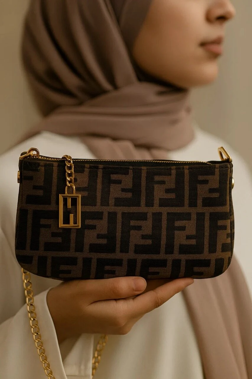 WhatsApp Image 2025-07-13 at 15.33.14_5e8641f4 Fendi Monogram Chain Shoulder Bag - Black